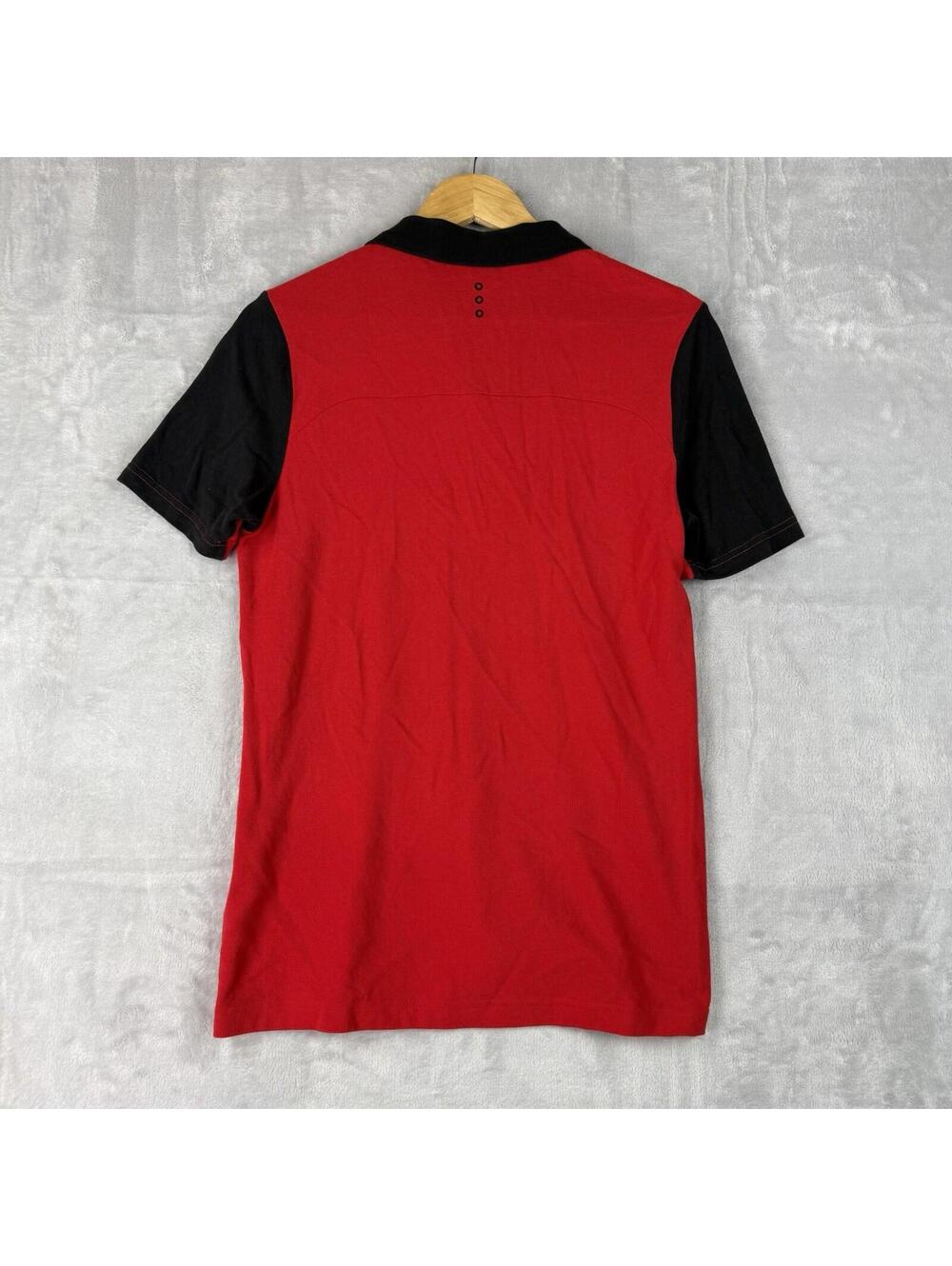 Puma Ferrari Scuderia Polo Shirt Red Black Men Small Motorsport Logo Preppy Auto - Picture 4 of 9